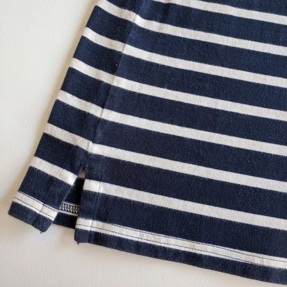 L.L. Bean Mariner Nautical Navy Stripe Dress - Picture 4 of 5